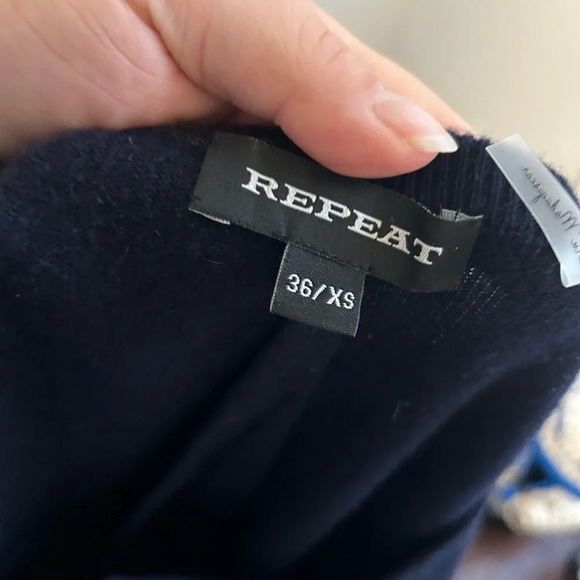 REPEAT WOOL & CASHMERE SWEATER DRESS - Picture 3 of 7